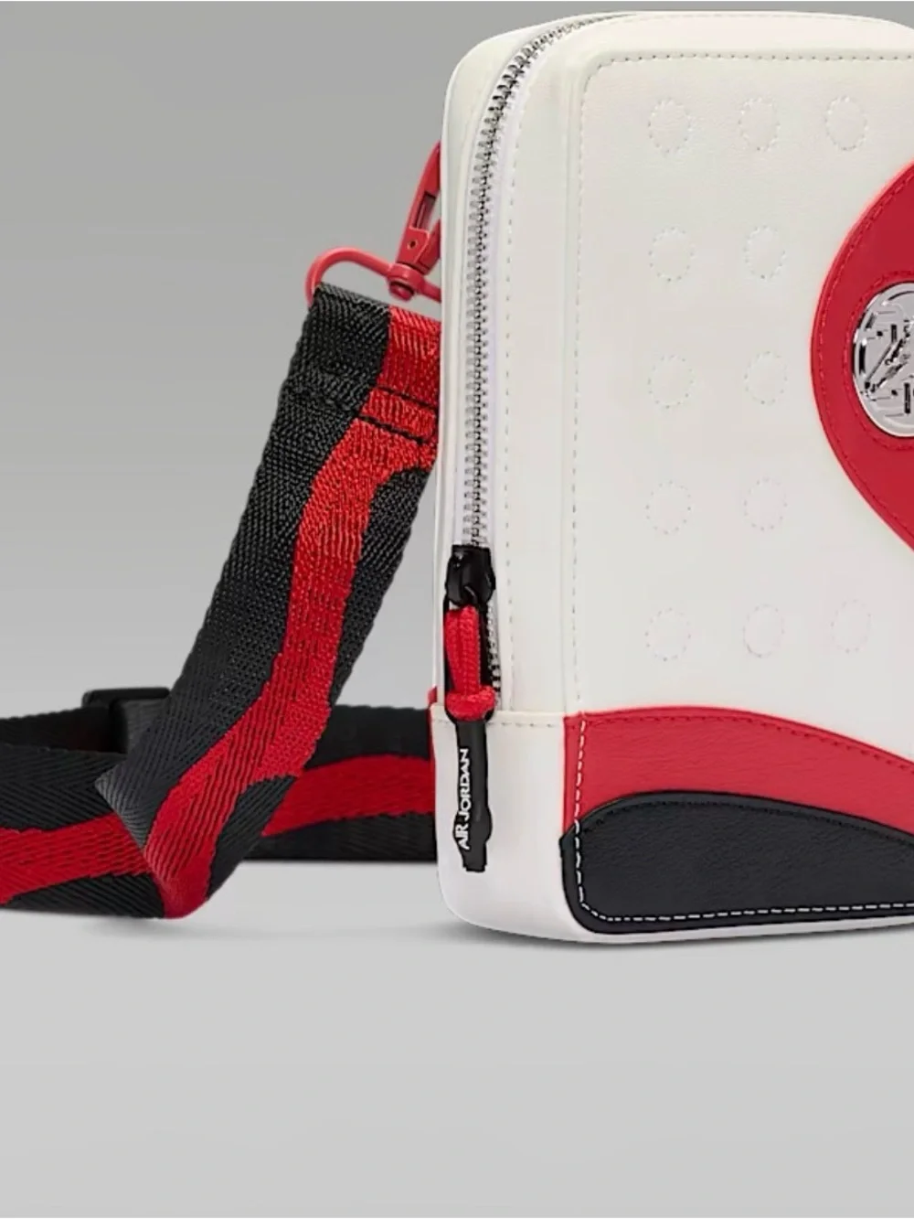 New Authentic Nike Air Jordan Retro 13 Crossbody Bag Travel Money Bag 1L White